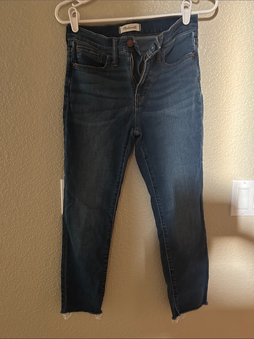 Madewell Indigo Cropped High-Rise Skinny Jeans